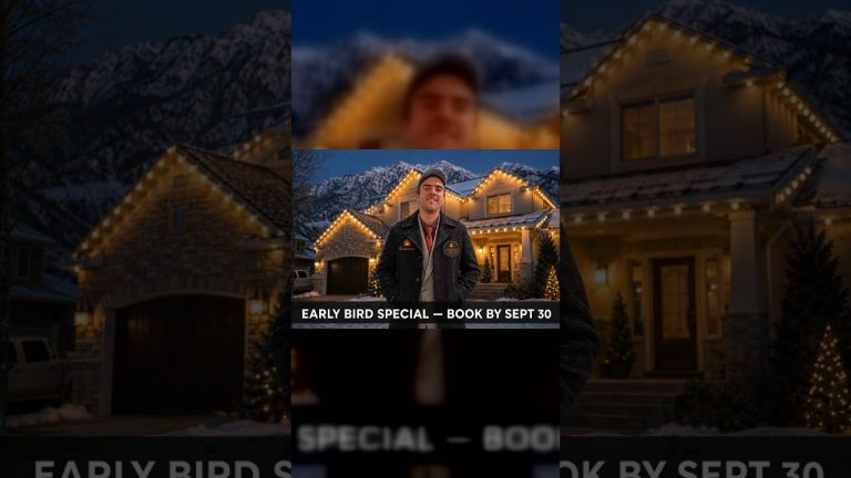 The Peddler Hangs Utah County Lights