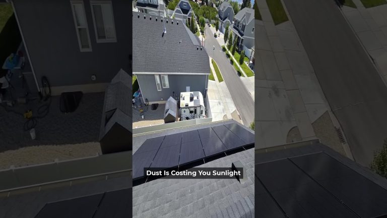 Dust Is Costing You Sunlight
