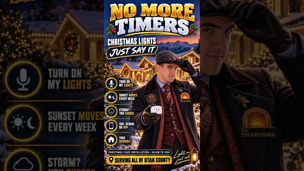Why I Don’t Do Timers on Christmas Lights in Utah County