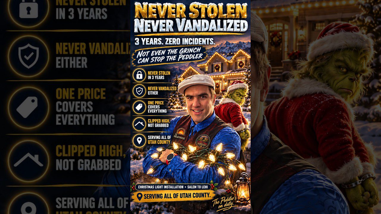 Do Christmas Lights Get Stolen or Vandalized? Not in Utah County