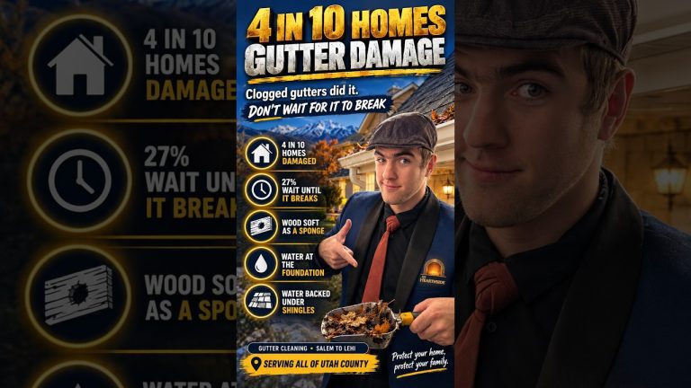 4 in 10 Utah County Homes Have Gutter Damage Is Yours Next?