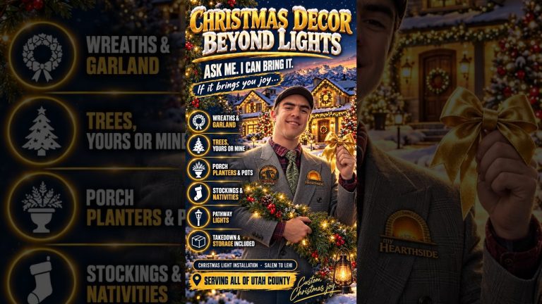 Utah County Christmas Decorating: If It Brings You Joy, I Probably Do It
