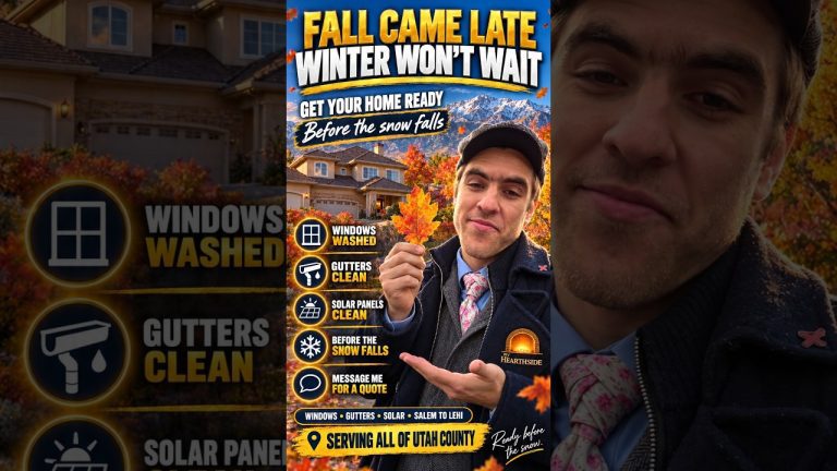 Fall Came Late This Year, Utah County: Get Your Home Ready for Winter
