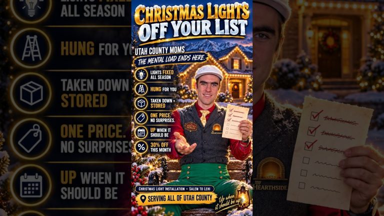 Utah County Moms, Take Christmas Lights Off Your Mental Load