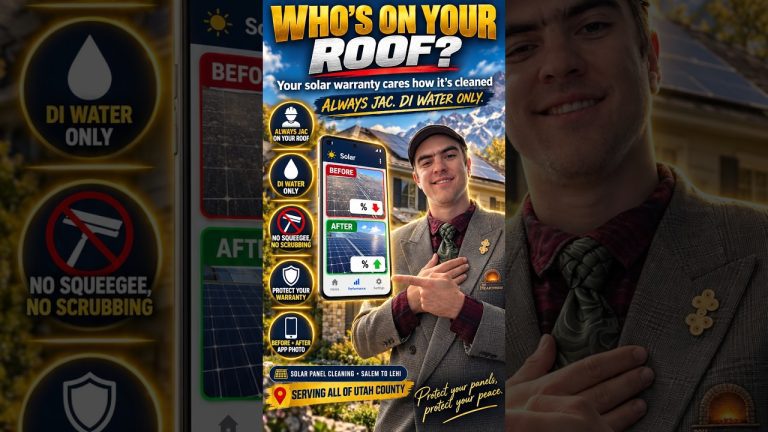 Utah County Solar Panels: Who You Let on Your Roof Matters